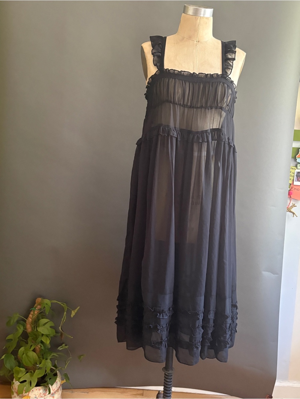 Free People sheer dress